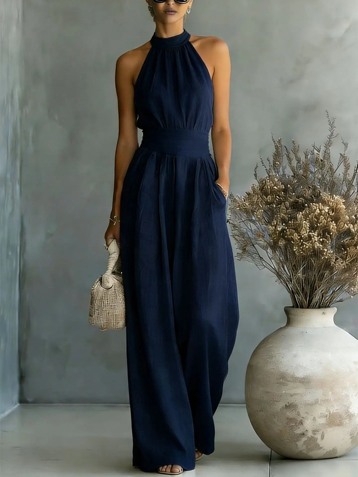 Halter Wide Leg - Harlowe & Co.®