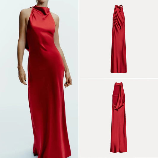 Winslow Satin Dress - Harlowe & Co.®