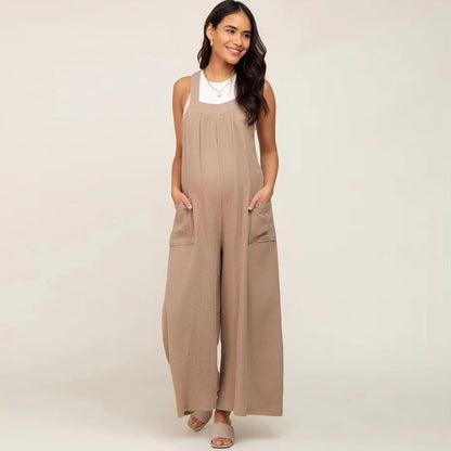 Harlow Wide-Leg Maternity Jumpsuit - Harlowe & Co.®