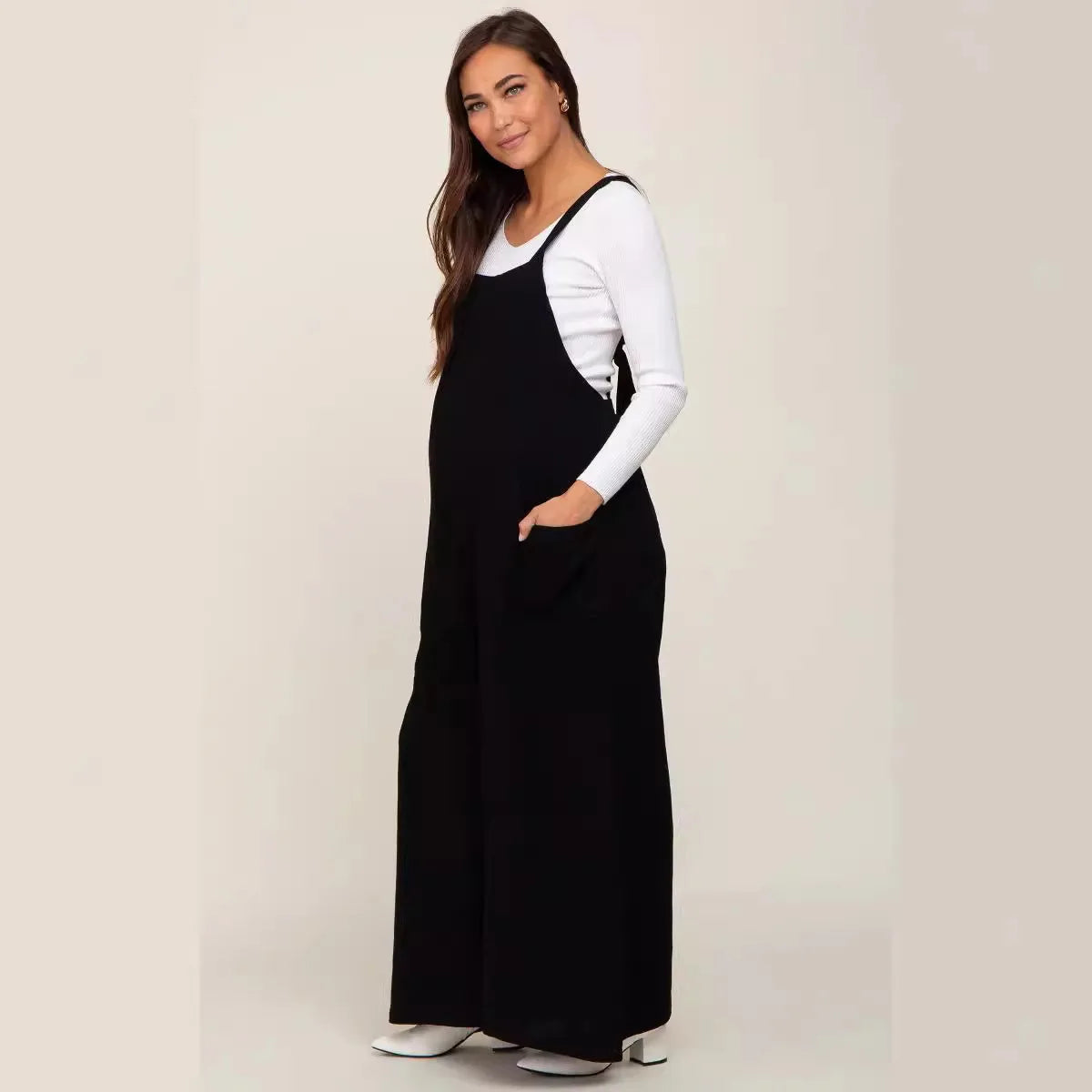 Harlow Wide-Leg Maternity Jumpsuit - Harlowe & Co.®
