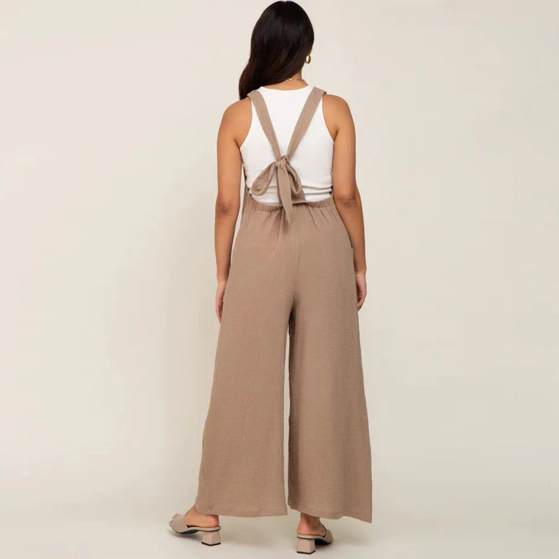 Harlow Wide-Leg Maternity Jumpsuit - Harlowe & Co.®