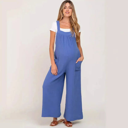 Harlow Wide-Leg Maternity Jumpsuit - Harlowe & Co.®