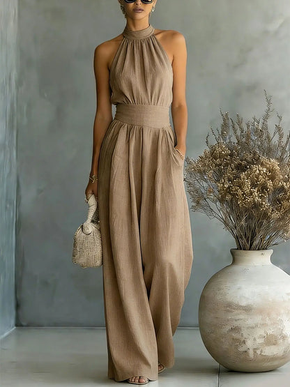 Halter Wide Leg - Harlowe & Co.®