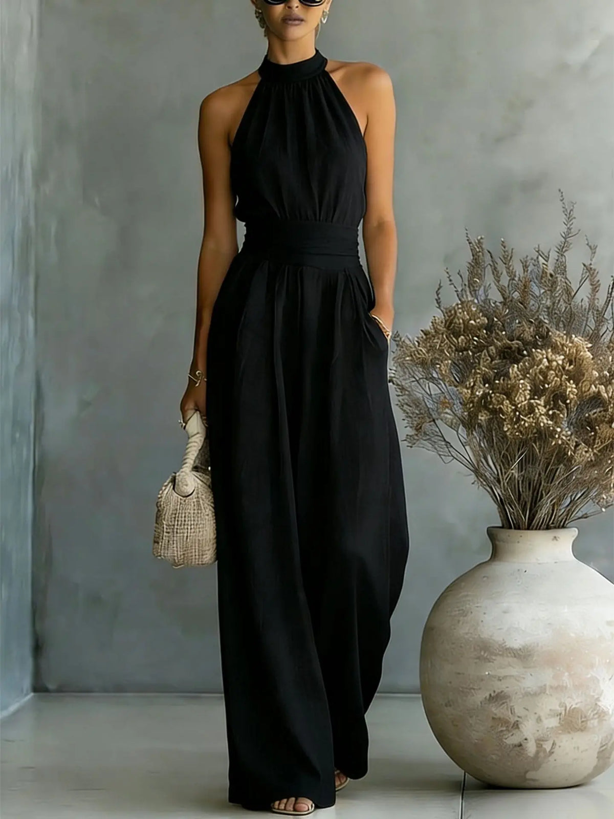 Halter Wide Leg - Harlowe & Co.®