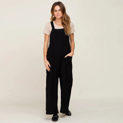 Harlow Wide-Leg Maternity Jumpsuit - Harlowe & Co.®